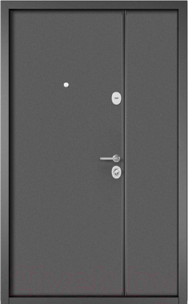 Изображение товара Входная дверь Mastino Mega Mass MM графит букле/графит букле (120x205, правая)