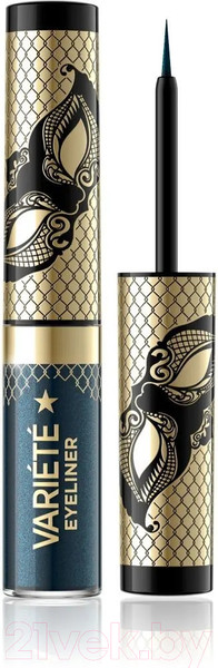 Изображение товара Подводка для глаз жидкая Eveline Cosmetics Variete Водостойкая сияющая №03 (4мл)