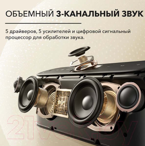 Изображение товара Портативная колонка Anker SoundCore Motion X600 / SDC-A3130031-BL (синий)