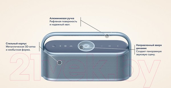 Изображение товара Портативная колонка Anker SoundCore Motion X600 / SDC-A3130031-BL (синий)