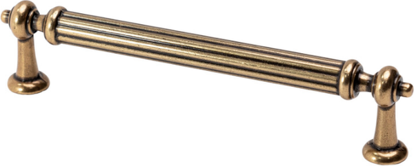 Изображение товара Ручка для мебели AKS Adam Скоба 128 (античная латунь)