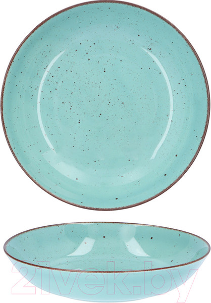 Изображение товара Тарелка столовая глубокая Cmielow i Chodziez Atelier City / CT05-0T01490 (бирюзовый)