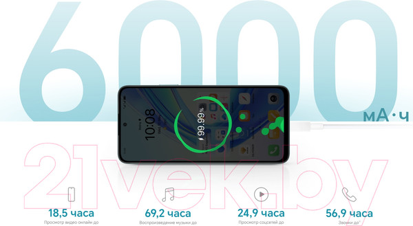 Изображение товара Смартфон Honor X7b 8GB/128GB / CLK-LX1 (Emerald Green)