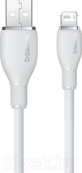 Изображение товара Кабель Baseus Pudding USB to iP 2.4A / P10355700221-01 (2м, белый)