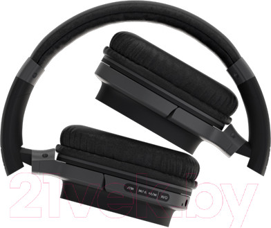 Изображение товара Беспроводные наушники Maxvi MHF-203BT (черный)