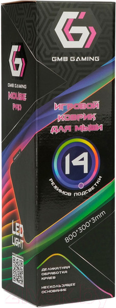 Изображение товара Коврик для мыши Gembird/Cablexpert MP-LED-80-30