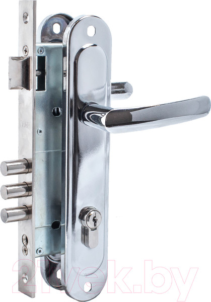 Изображение товара Замок врезной Зенит ЗВ4-85.3 (б/ц, хром)