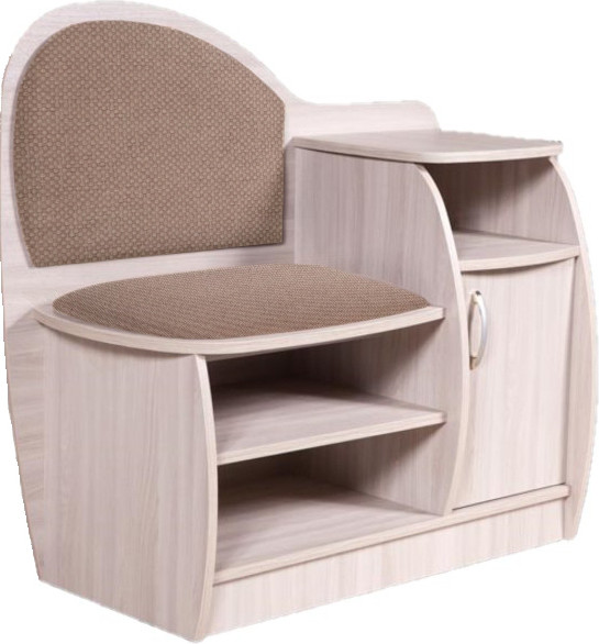 Изображение товара Тумба в прихожую Мебель-Класс ВА-012.7 (ясень шимо светлый, левая)