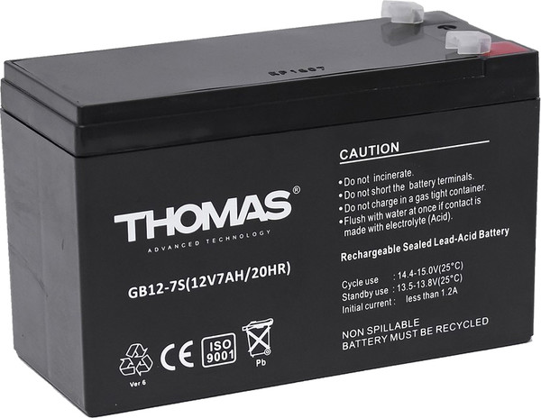 Изображение товара Аккумуляторная батарея THOMAS GB 12-7S