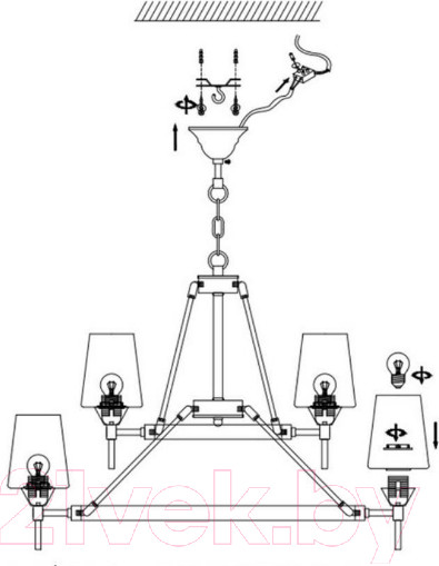 Изображение товара Люстра Aployt Lyus APL.840.03.15
