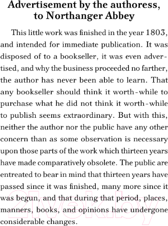 Изображение товара Книга АСТ Northanger Abbey / 9785171607739 (Austen J.)