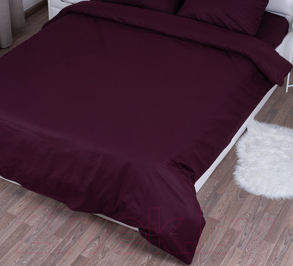 Изображение товара Пододеяльник Milanika Бордо 2сп (поплин г/к)