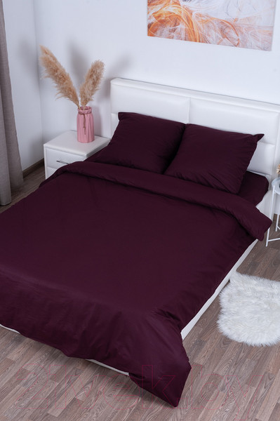 Изображение товара Пододеяльник Milanika Бордо 2сп (поплин г/к)