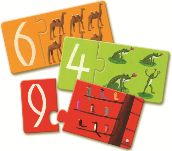 Изображение товара Развивающая игра Djeco Пары-цифры / 08151