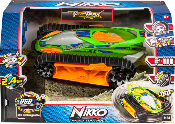 Изображение товара Радиоуправляемая игрушка Nikko Вездеход VelociTrax - 2022 / 10034 (Forest Green)