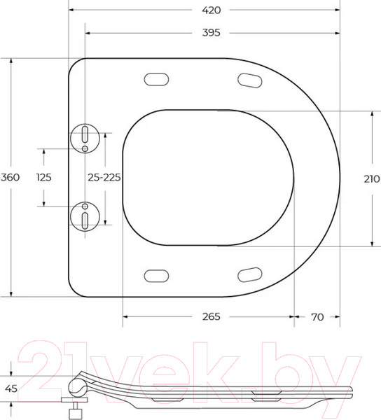 Изображение товара Сиденье для унитаза BelBagno BB051-2SC