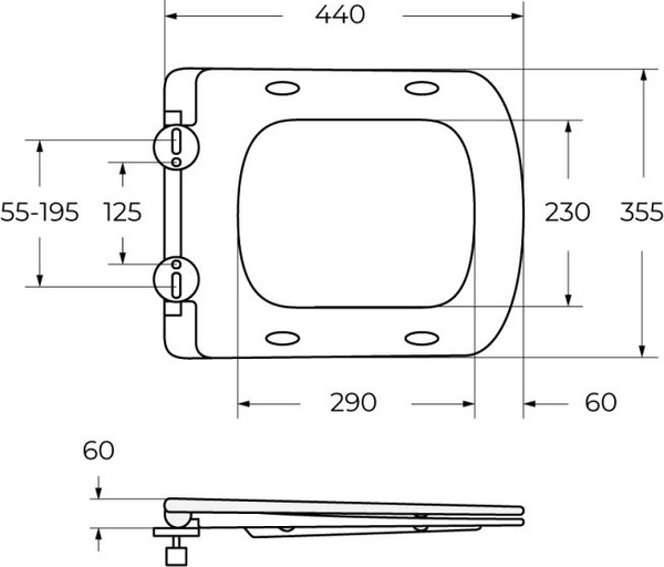 Изображение товара Сиденье для унитаза BelBagno BB5046SC