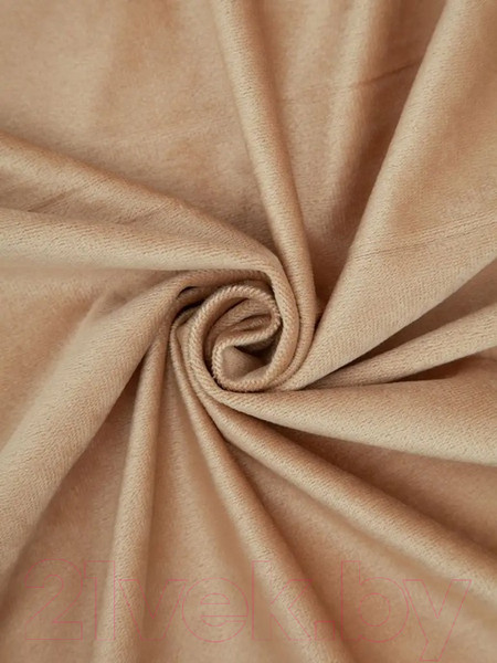 Изображение товара Комплект штор AMI Бархат 150x270 (2шт, бежевый)