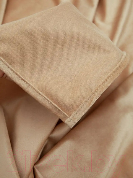 Изображение товара Комплект штор AMI Бархат 150x270 (2шт, бежевый)