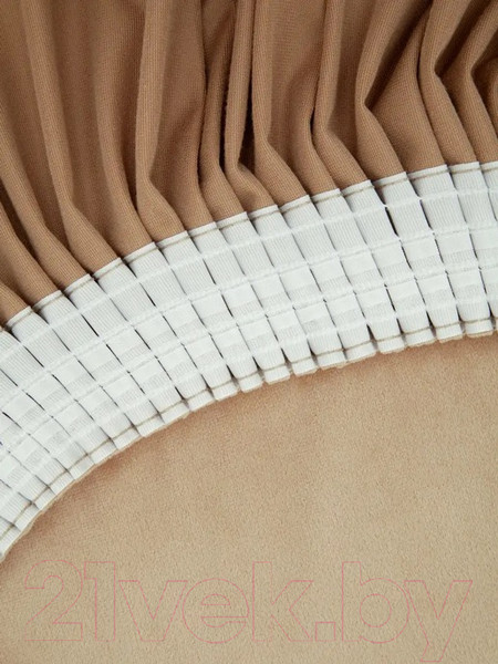 Изображение товара Комплект штор AMI Бархат 150x270 (2шт, бежевый)