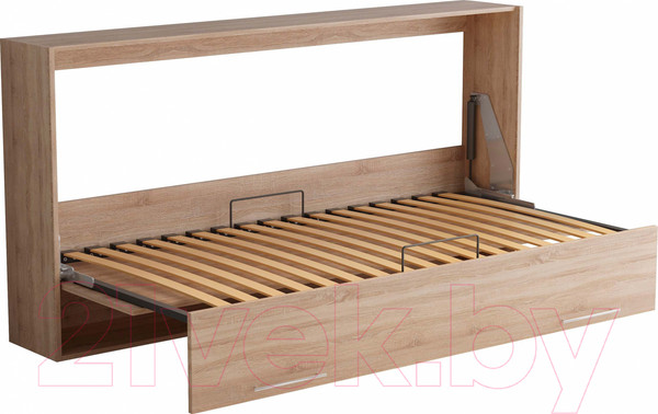 Изображение товара Шкаф-кровать трансформер Макс Стайл TNT 18мм 90x200 (Egger дуб бардолино натуральный Н1145 ST10)
