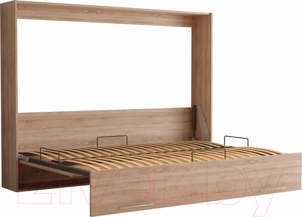 Изображение товара Шкаф-кровать трансформер Макс Стайл TNT 18мм 140x200 (Egger дуб бардолино натуральный Н1145 ST10)