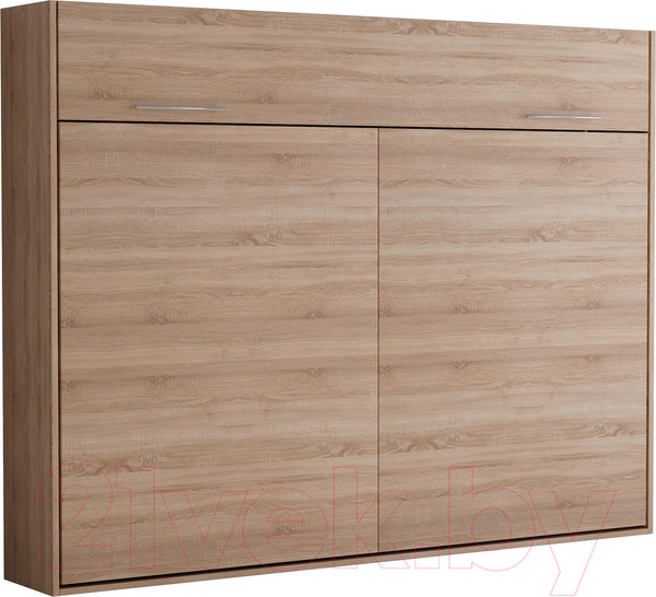 Изображение товара Шкаф-кровать трансформер Макс Стайл TNT 18мм 140x200 (Egger дуб бардолино натуральный Н1145 ST10)