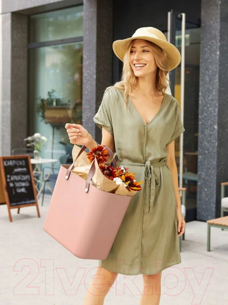 Изображение товара Сумка-шоппер Rotho Multibag Albula Style / 1044402089 (розовый)