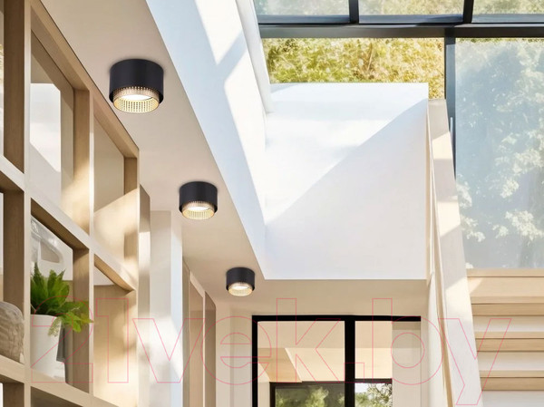 Изображение товара Точечный светильник Ambrella TN71275 BK/GD (черный/золото)