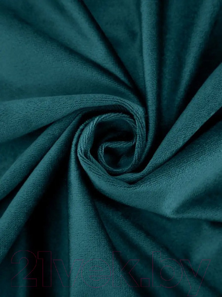 Изображение товара Комплект штор AMI Бархат 150x270 (2шт, морская волна)