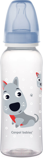 Изображение товара Бутылочка для кормления Canpol Cute Animals / 11/841 (250мл)