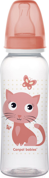 Изображение товара Бутылочка для кормления Canpol Cute Animals / 11/841 (250мл)
