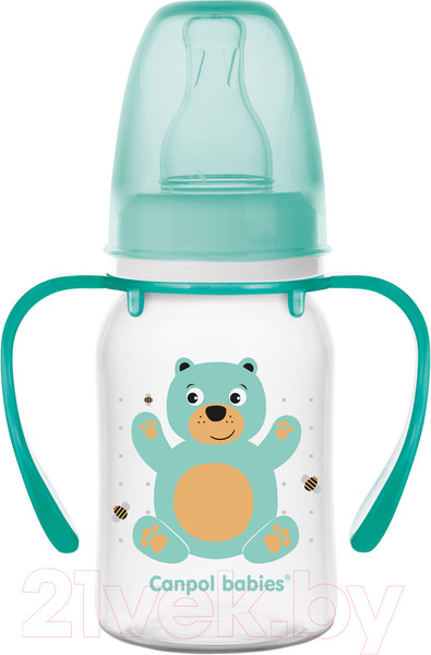 Изображение товара Бутылочка для кормления Canpol Cute Animals / 11/823 (120мл)