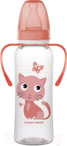 Изображение товара Бутылочка для кормления Canpol Cute Animals / 11/845 (250мл)