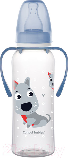 Изображение товара Бутылочка для кормления Canpol Cute Animals / 11/845 (250мл)
