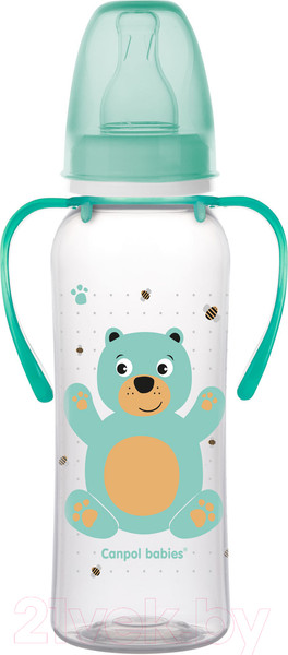 Изображение товара Бутылочка для кормления Canpol Cute Animals / 11/845 (250мл)