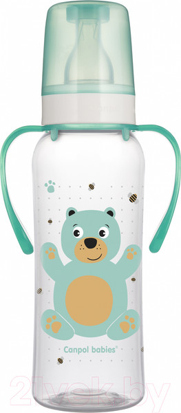 Изображение товара Бутылочка для кормления Canpol Cute Animals / 11/845 (250мл)