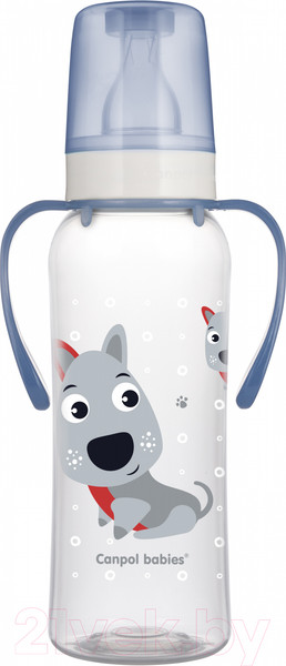 Изображение товара Бутылочка для кормления Canpol Cute Animals / 11/845 (250мл)