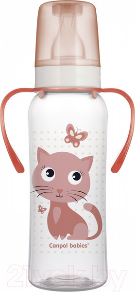Изображение товара Бутылочка для кормления Canpol Cute Animals / 11/845 (250мл)
