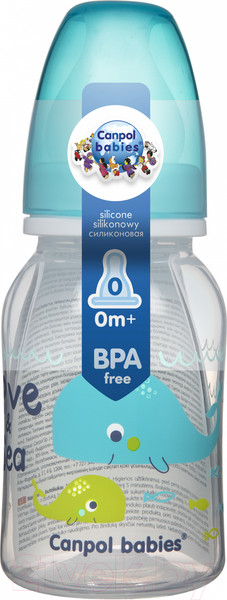 Изображение товара Бутылочка для кормления Canpol Love & Sea / 59/300 (120мл)
