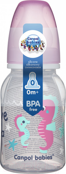 Изображение товара Бутылочка для кормления Canpol Love & Sea / 59/300 (120мл)