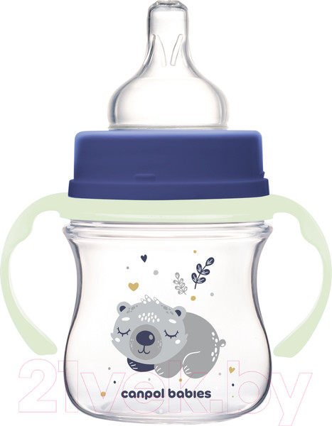 Изображение товара Бутылочка для кормления Canpol EasyStart Sleepy Koala / 35/236 (120мл, синий)