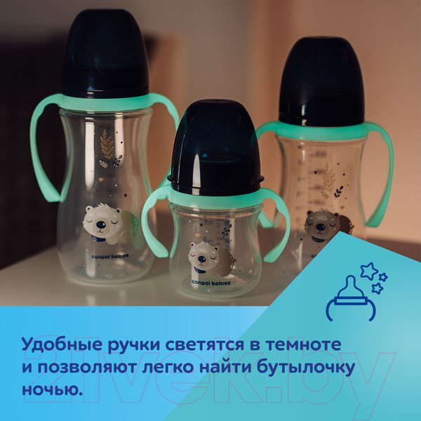 Изображение товара Бутылочка для кормления Canpol EasyStart Sleepy Koala / 35/237 (240мл, синий)
