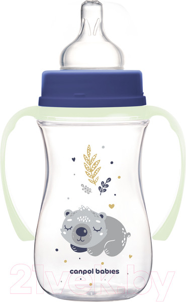 Изображение товара Бутылочка для кормления Canpol EasyStart Sleepy Koala / 35/237 (240мл, синий)
