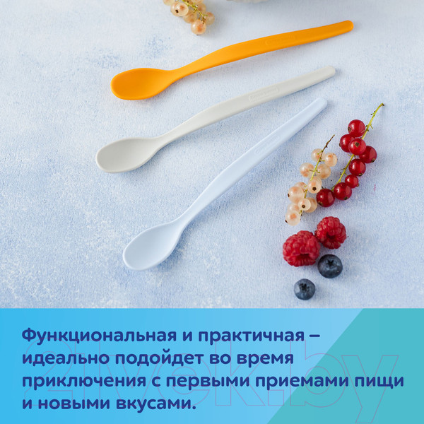 Изображение товара Набор столовых ложек для кормления Canpol 31/419 (3шт, синий)