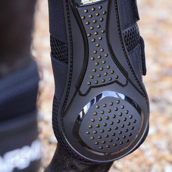 Изображение товара Ногавки для лошади Arma Oxi-Zone Brush / 1942/BLACK/COB (черный, пара)