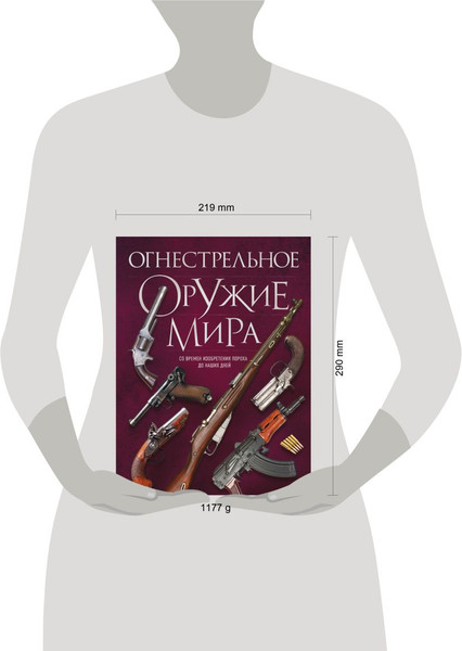 Изображение товара Книга Эксмо Огнестрельное оружие мира. 3-е издание, твердая обложка (Алексеев Дмитрий)