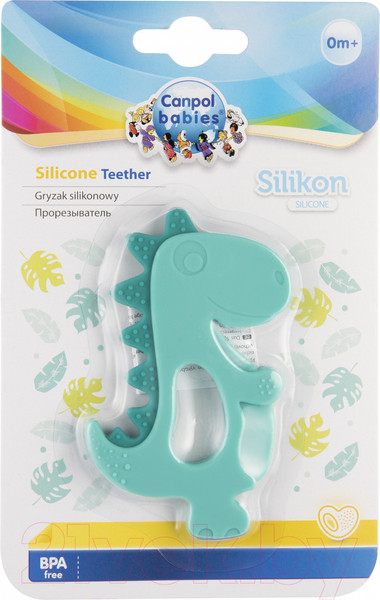 Изображение товара Прорезыватель для зубов Canpol Эластичный Динозавр / 51/006
