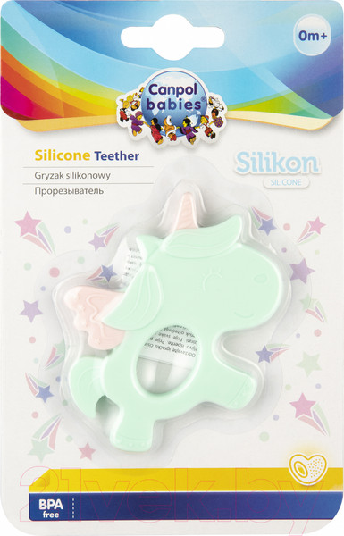 Изображение товара Прорезыватель для зубов Canpol Эластичный Единорог / 51/007