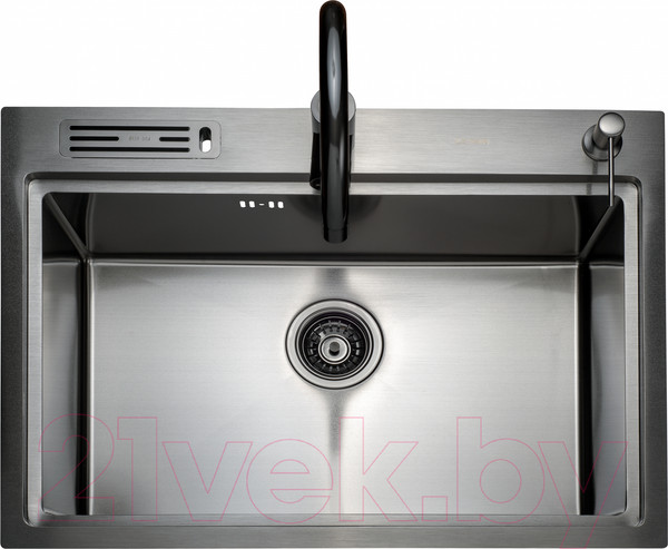 Изображение товара Мойка кухонная Avina Zepein Professional PVD D6550HD (графит)